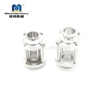 Stainless Steel 304/ 316L Sanitary Tubular/ Inline Sight Glass with Glass Tube